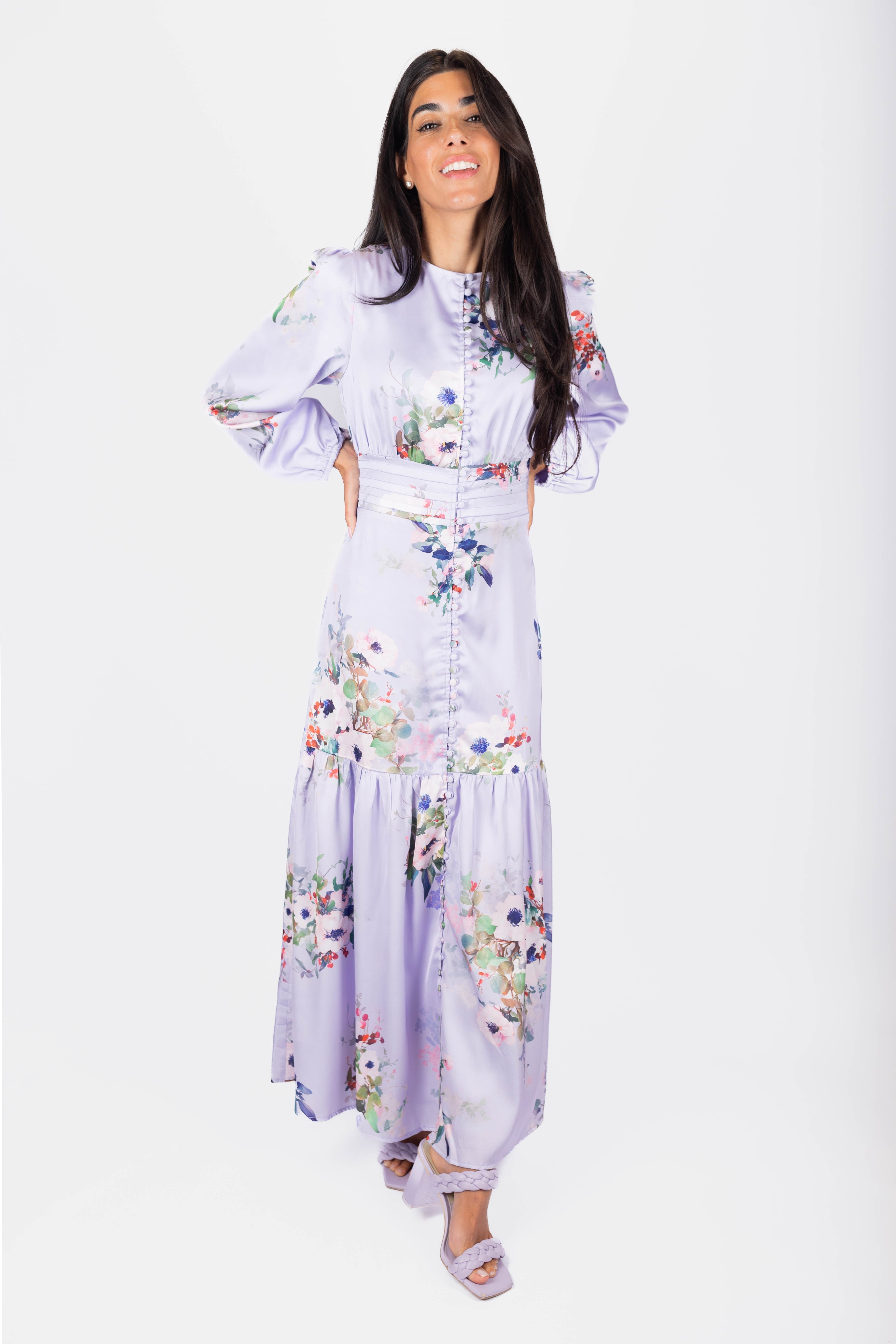 Valentina Dress (Lavender) - Glamourous Grace