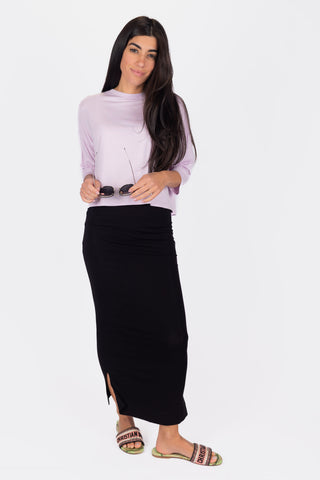 Cropped Tee (Lilac)