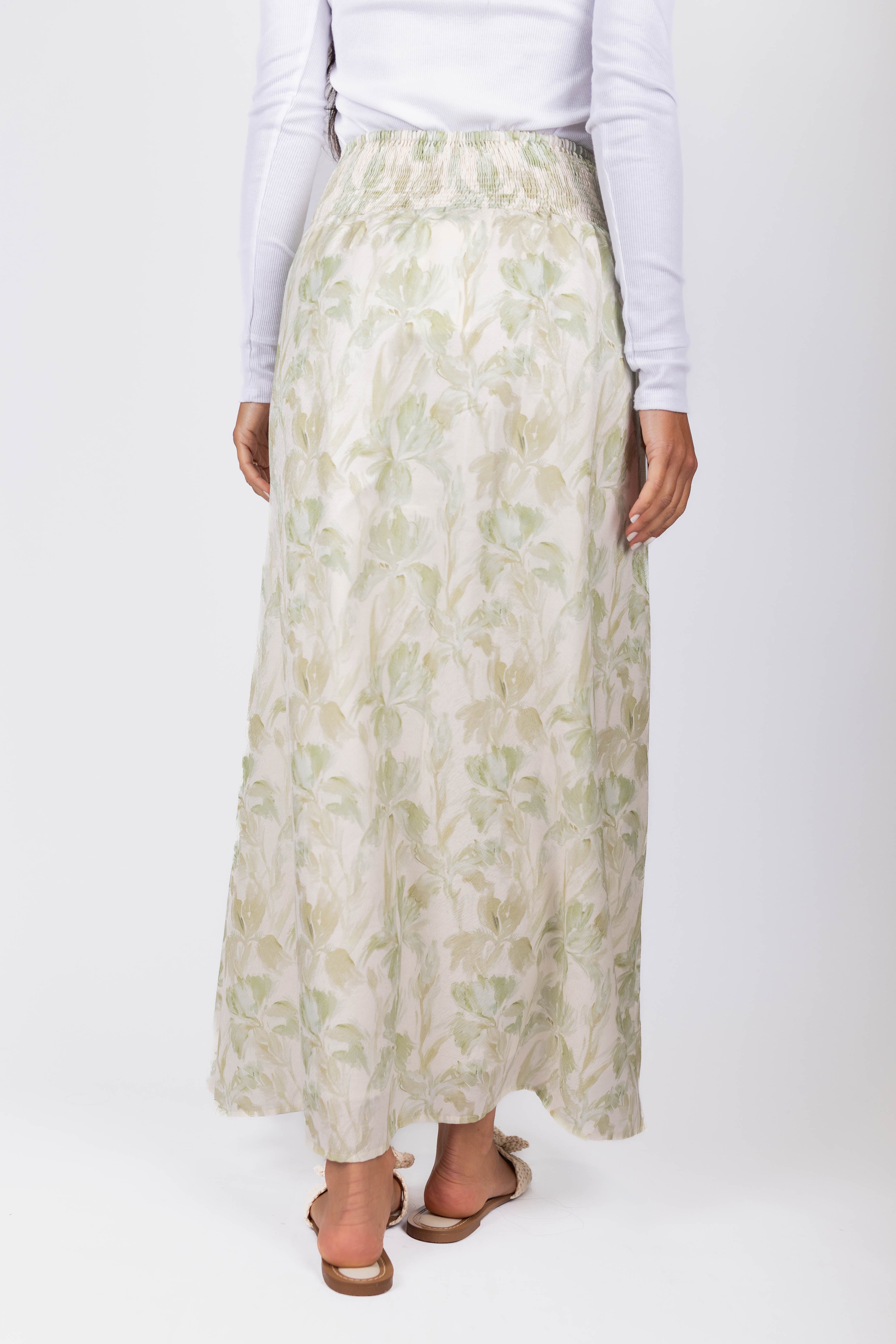 Josephine Skirt (Green) - Glamourous Grace