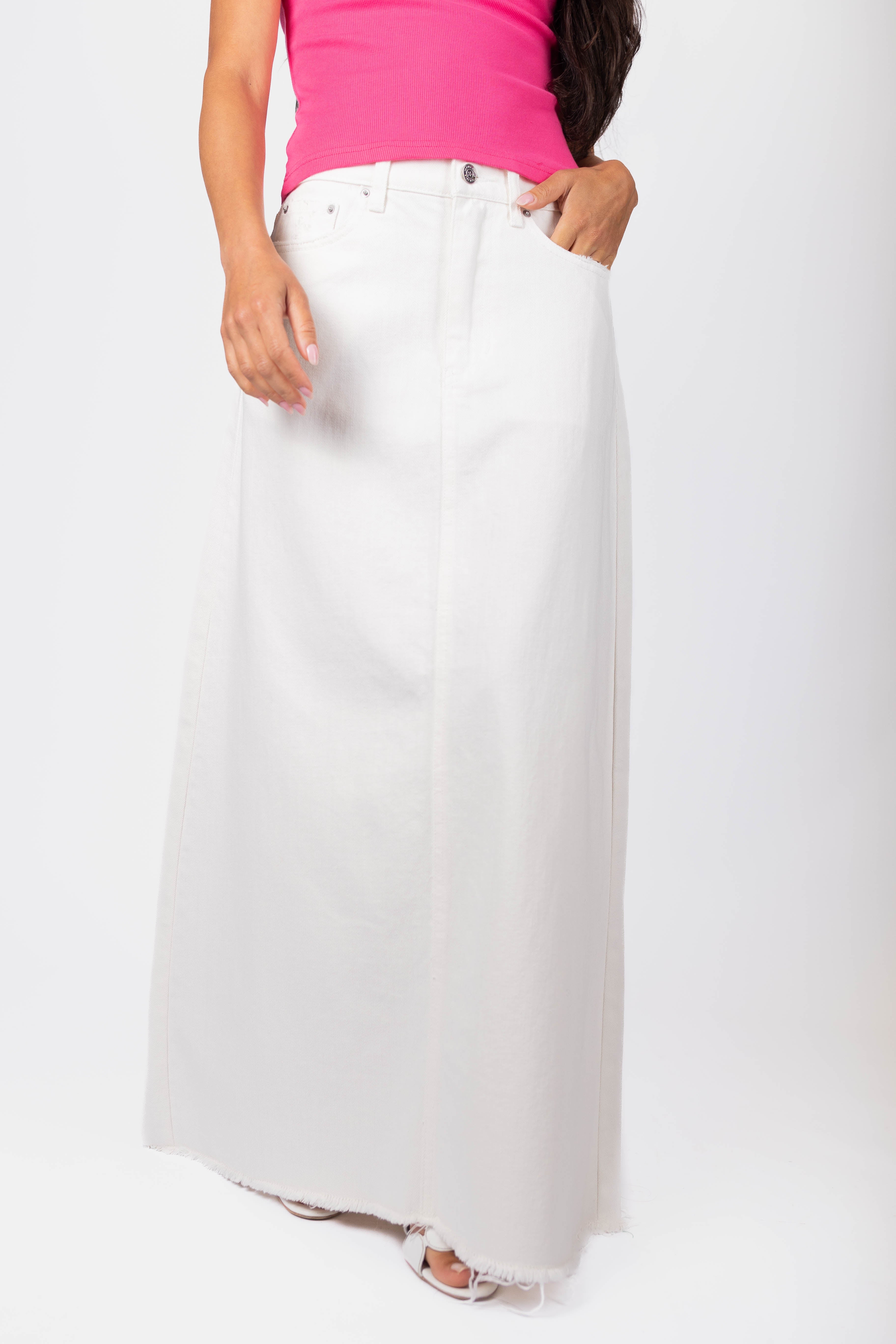 Jill Skirt (White) - Glamourous Grace