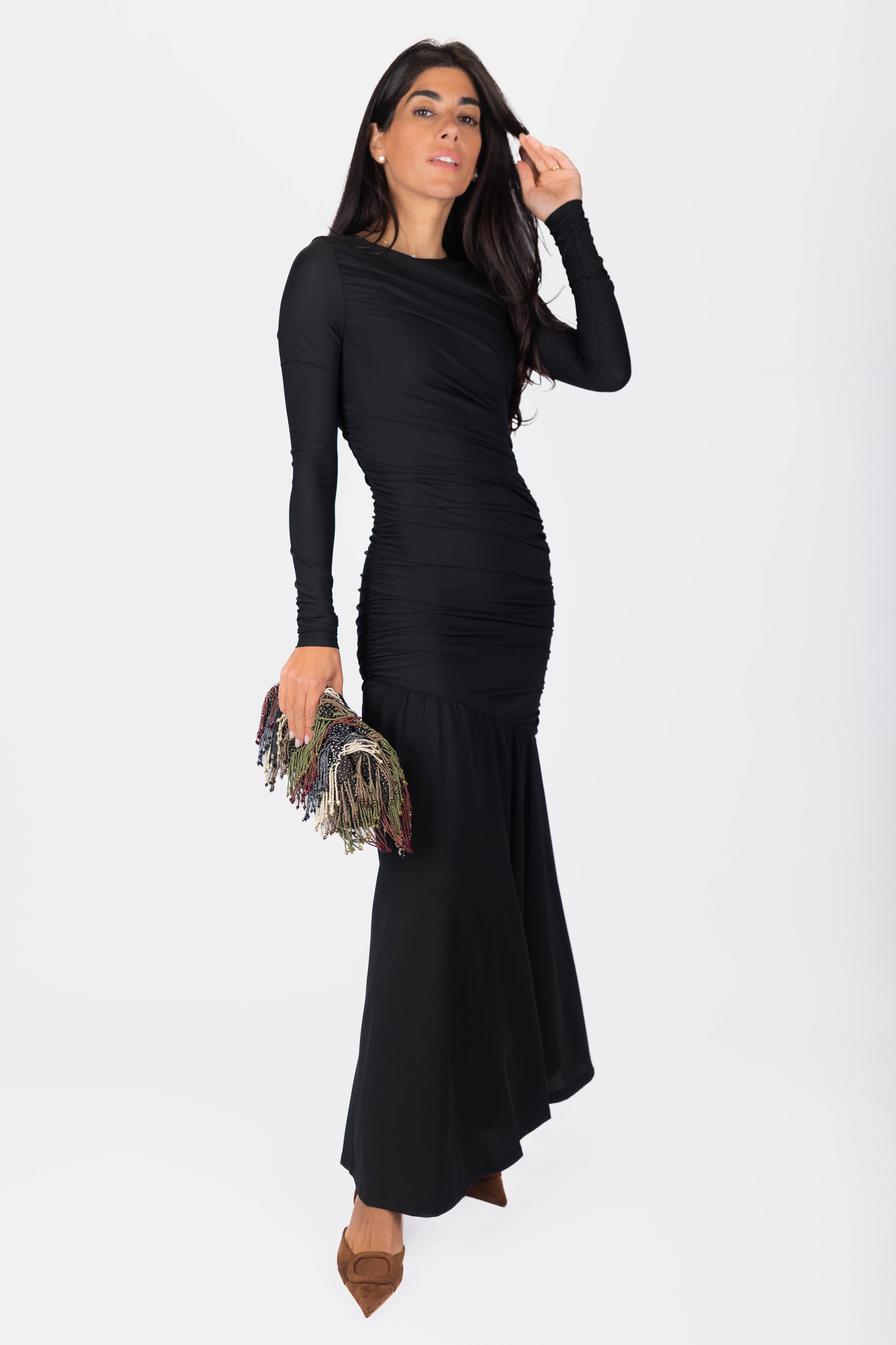 Miri Dress (Black) - Glamourous Grace