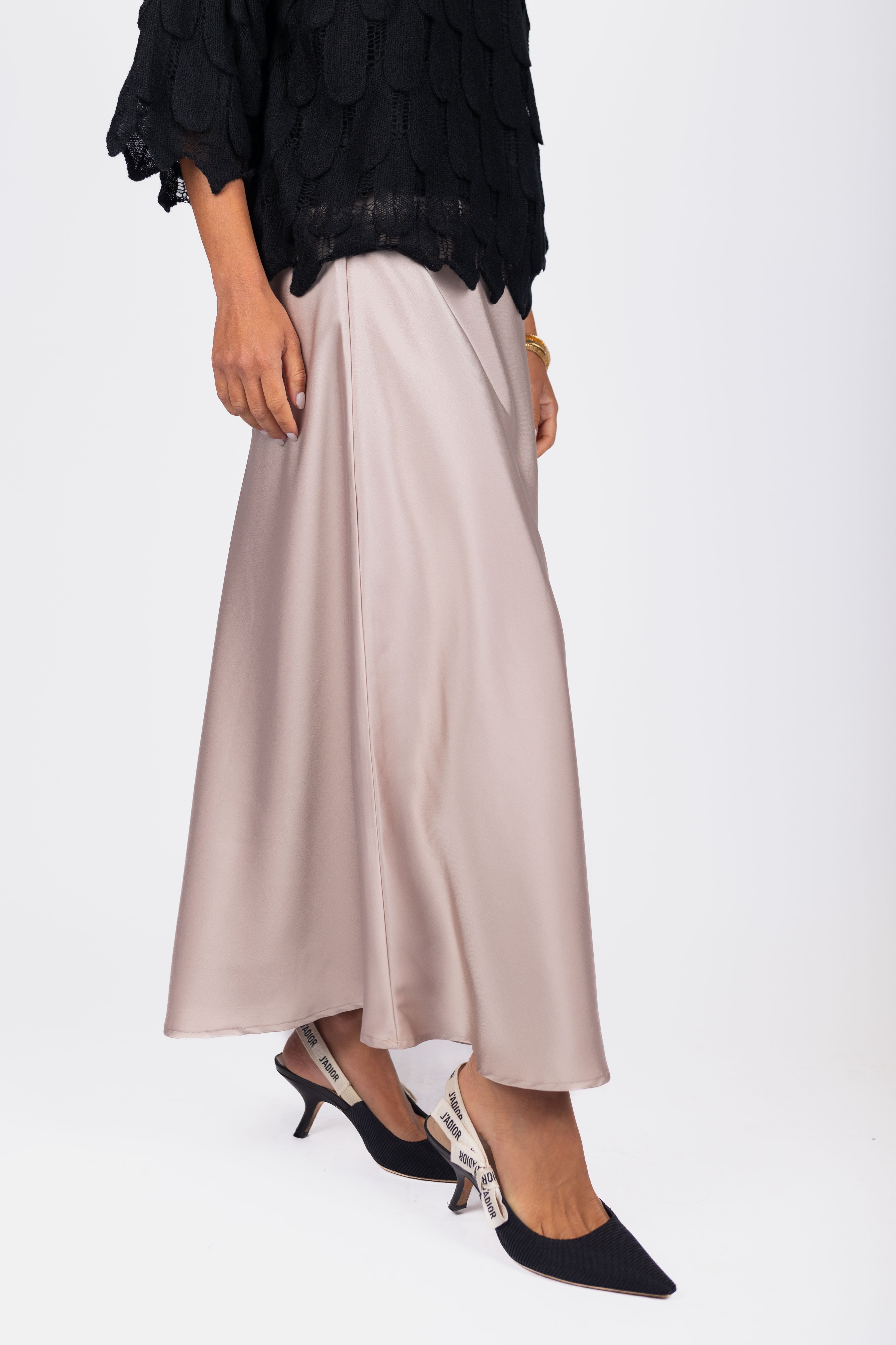 Dakota Skirt (Light Khaki) - Glamourous Grace