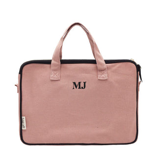 Laptop Case 13", Handle & Charger Pocket, NYC – Pink/Blush - Glamourous Grace