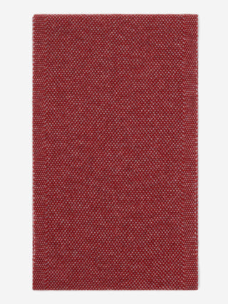 Riccardo (red & grey) - Italian 100% cashmere scarf with pattern - Glamourous Grace