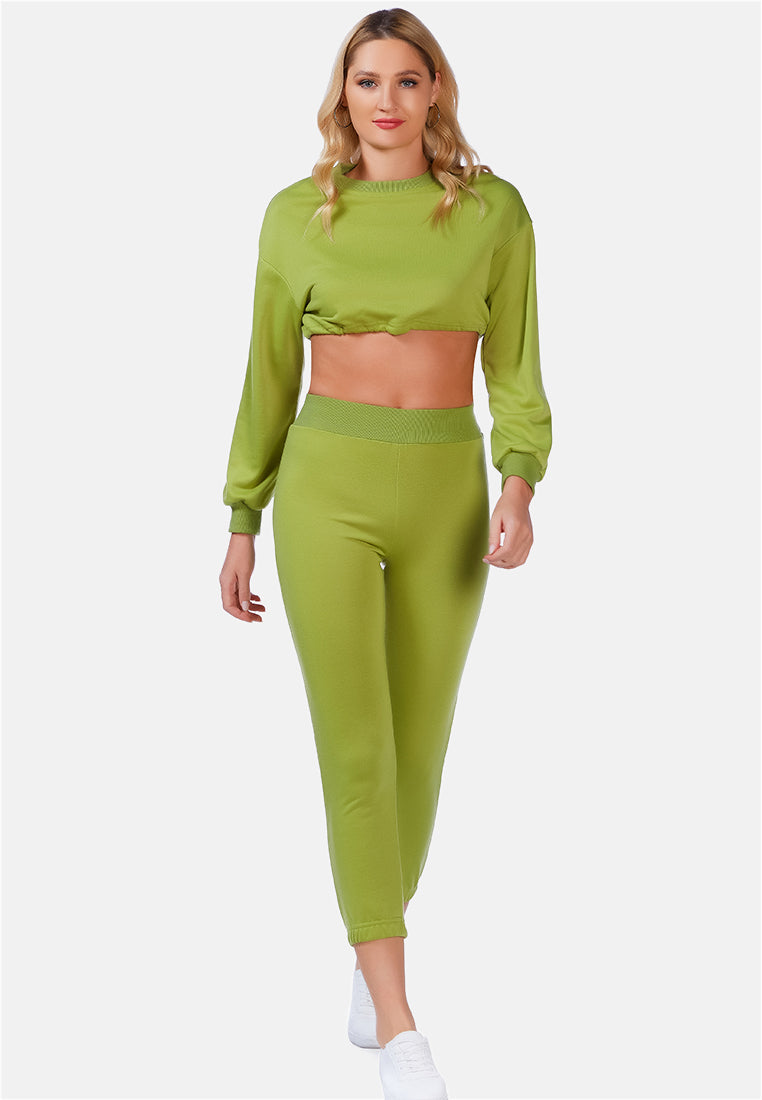 Casual Solid Sweat Pants - Glamourous Grace
