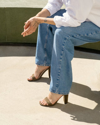 Shirley | Olive Suede - Glamourous Grace