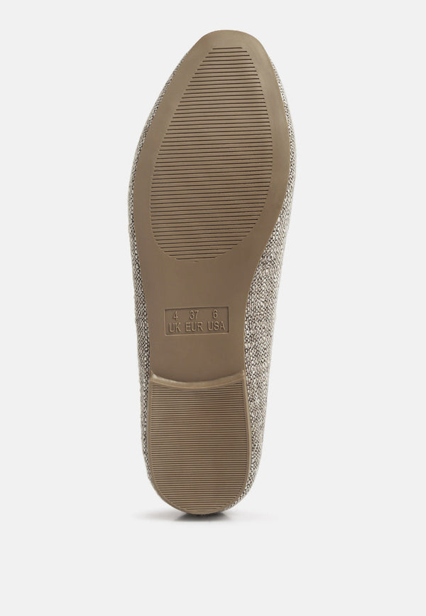 Abeera Chain Embellished Loafers - Glamourous Grace