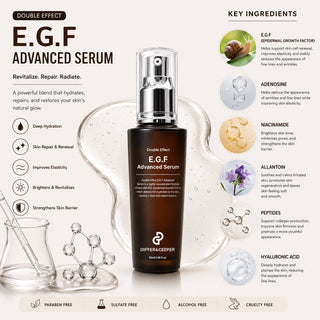DIFFER&DEEPER Double Effect E.G.F. Advanced Serum (50ml) - Glamourous Grace