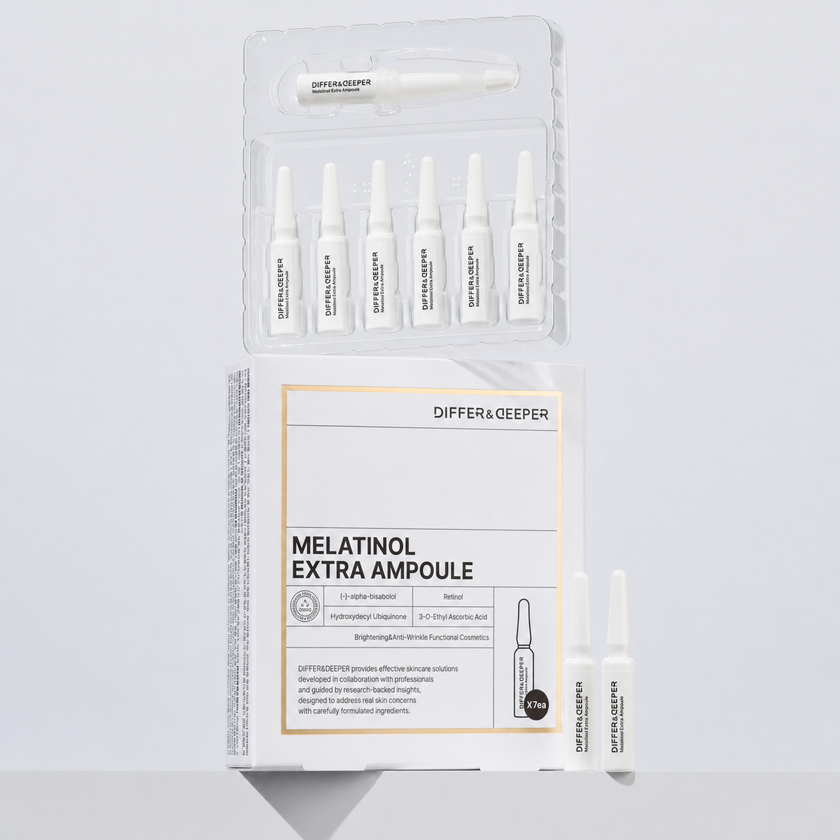 DIFFER&DEEPER Melatinol Extra Ampoule (2ml x 7) - Glamourous Grace