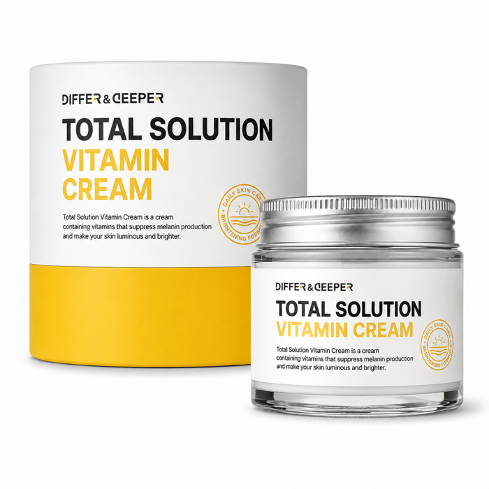 DIFFER&DEEPER Total Solution Vitamin Cream (70g) - Glamourous Grace