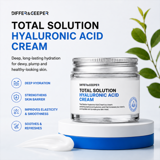 DIFFER&DEEPER Total Solution Hyaluronic Acid Cream (70g) - Glamourous Grace