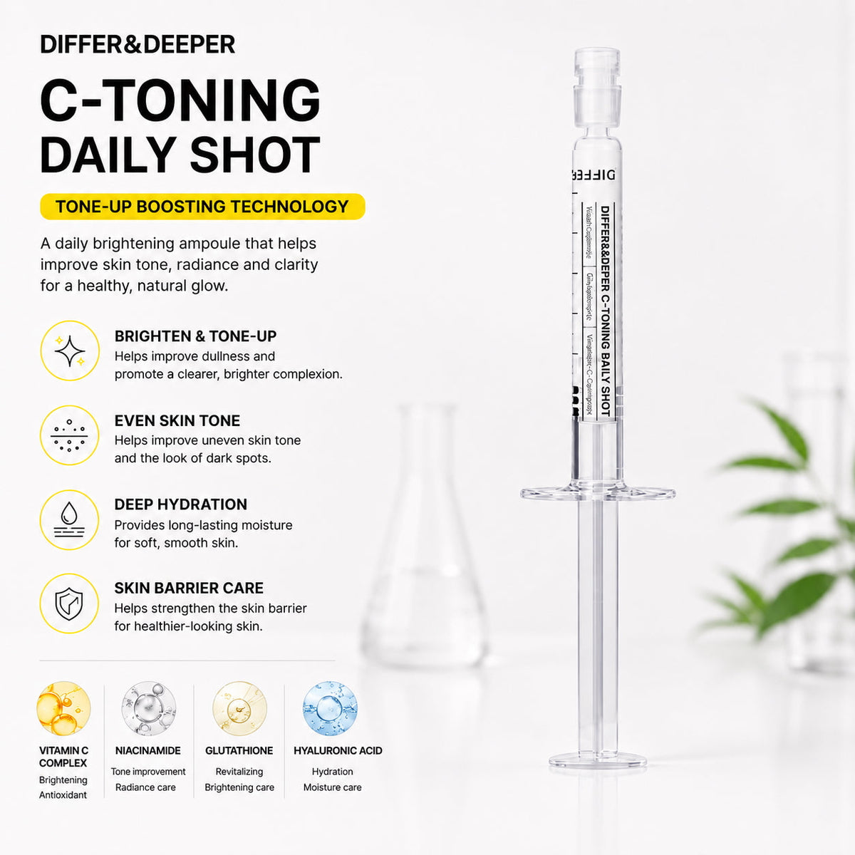 DIFFER&DEEPER C-Toning Daily Shot (2.5ml x 10) - Glamourous Grace