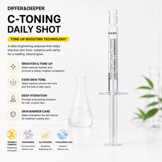 DIFFER&DEEPER C-Toning Daily Shot (2.5ml x 10) - Glamourous Grace