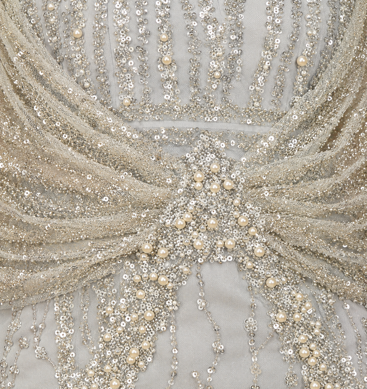 Cape Sleeve Mermaid Gown