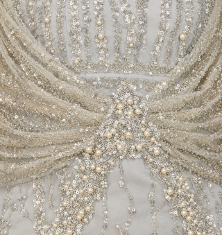 Cape Sleeve Mermaid Gown