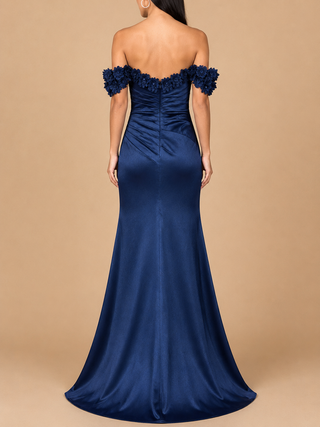 Off Shoulder Crepe Gown | 28916 - Glamourous Grace