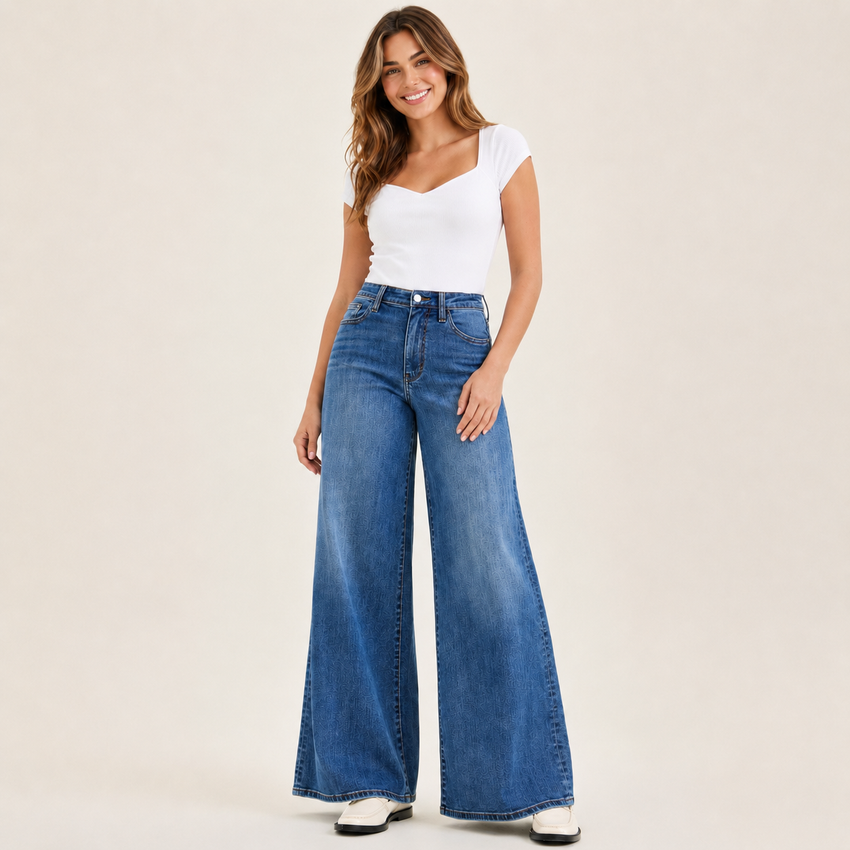 Judy Blue High Waist Palazzo Jeans