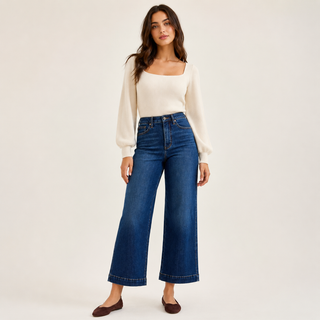 Judy Blue High Waist T.C. Claudia Ankle Wide Jeans