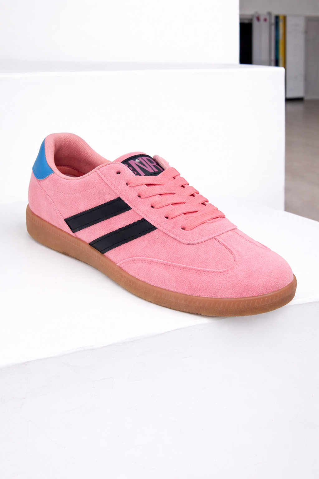 Stockholm Sneaker in Pink/Black - Glamourous Grace