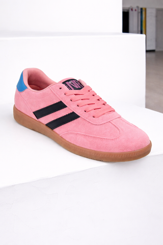 Stockholm Sneaker in Pink/Black - Glamourous Grace