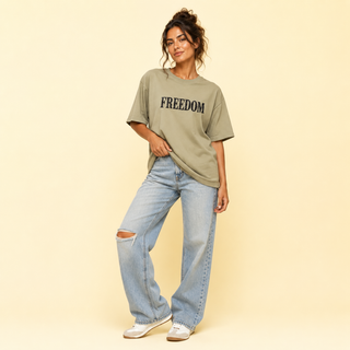 FREEDOM Garment Dyed Heavyweight T-Shirt