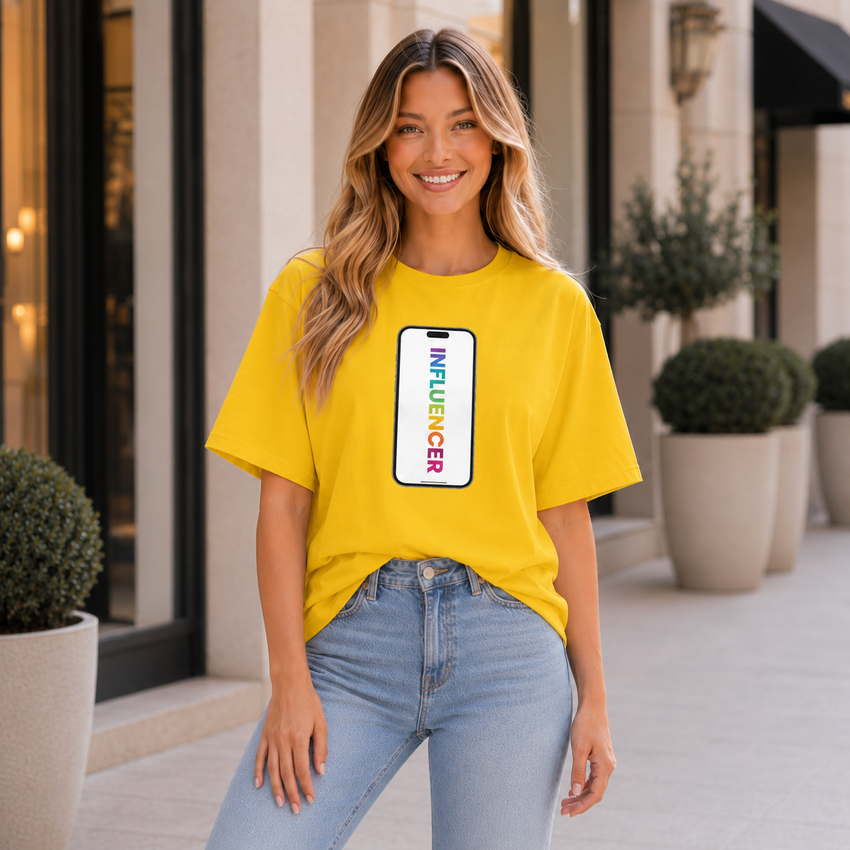 Built For The Algorithm Influencer T-Shirt - Glamourous Grace