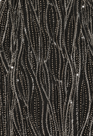 V-Neck Fitted Gown  - OUTLET