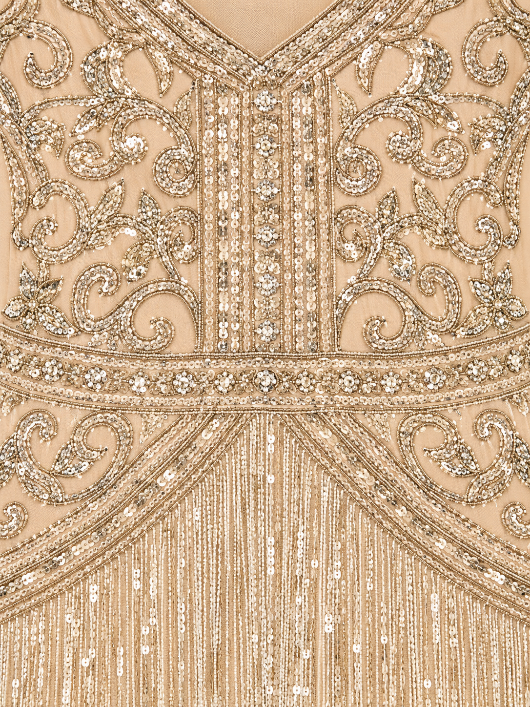 Short Beaded Fringe Dress