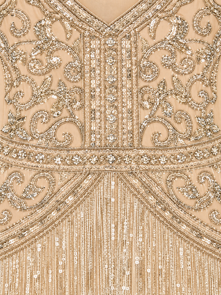 Short Beaded Fringe Dress