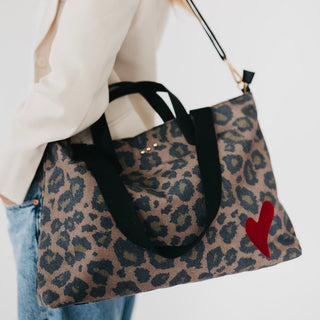Chelsie Canvas Printed Tote