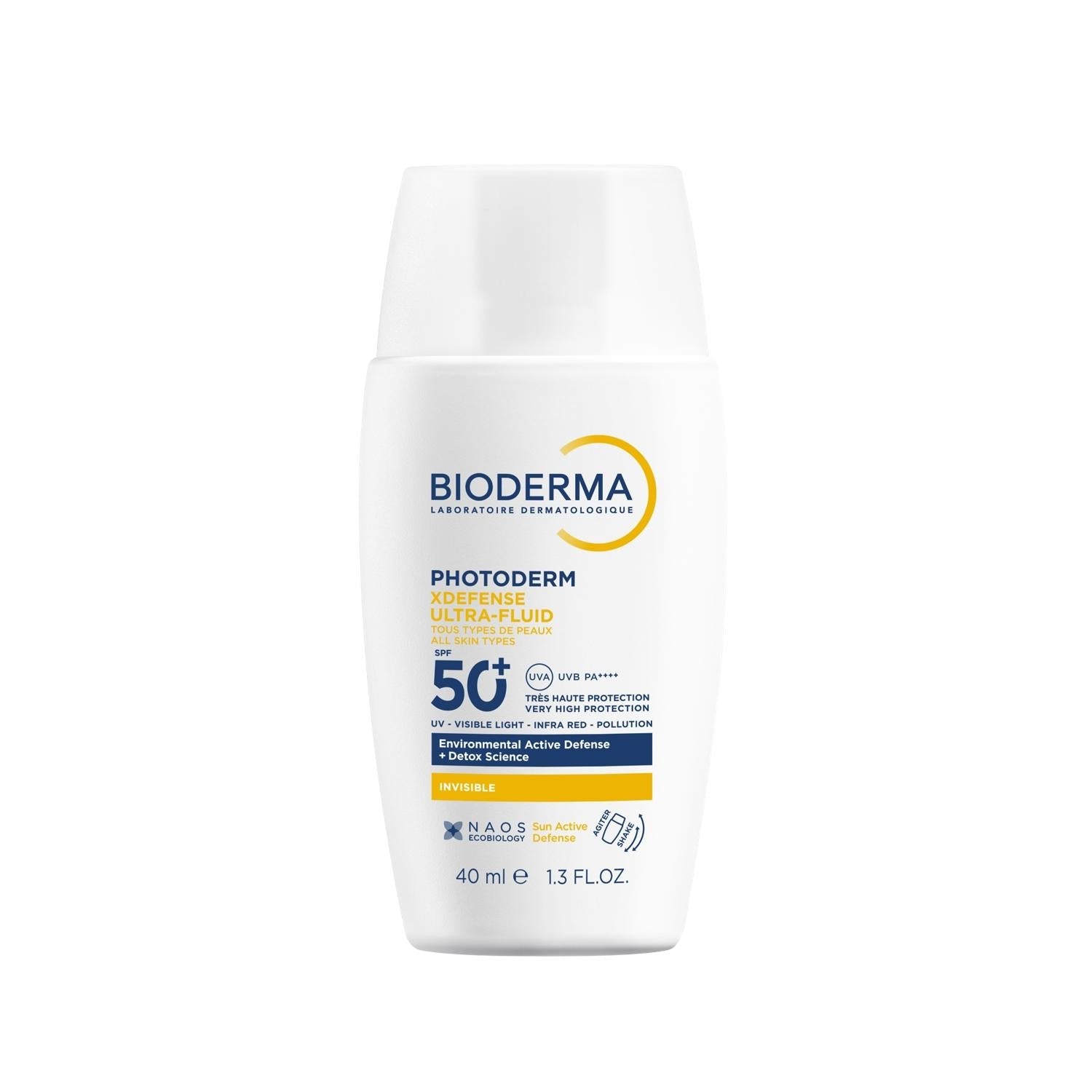 Bioderma Photoderm XDefense SPF 50+ Ultrafluid Sunscreen: Highest UVA/UVB Protection for Sensitive Skin - Lightweight & Non-Greasy Facial Sunscreen - Glamourous Grace