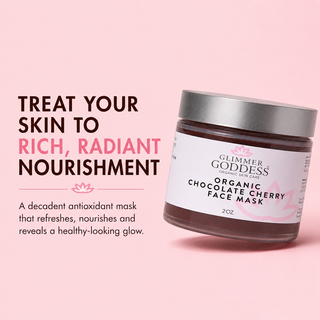 Organic Chocolate Cherry Face Mask – Antioxidant Anti-Aging Treatment - Glamourous Grace