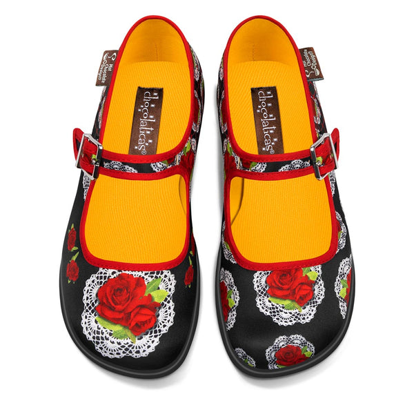 Chocolaticas® Andalucia Women's Mary Jane Flat - Glamourous Grace