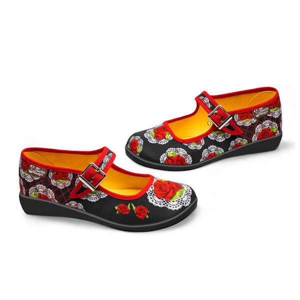 Chocolaticas® Andalucia Women's Mary Jane Flat - Glamourous Grace