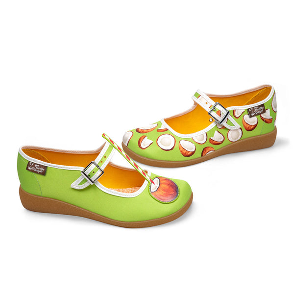 Chocolaticas® Coco Women's Mary Jane Flat - Glamourous Grace
