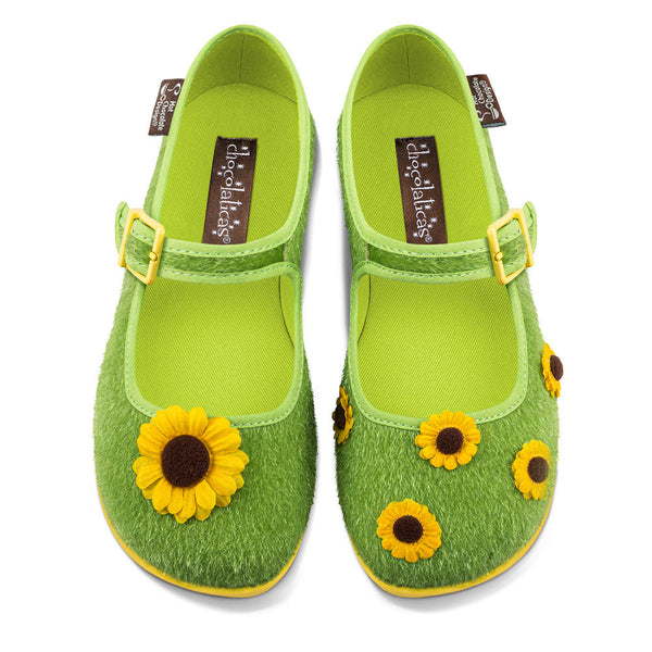 Sunny Field Women's Mary Jane Flat - Glamourous Grace