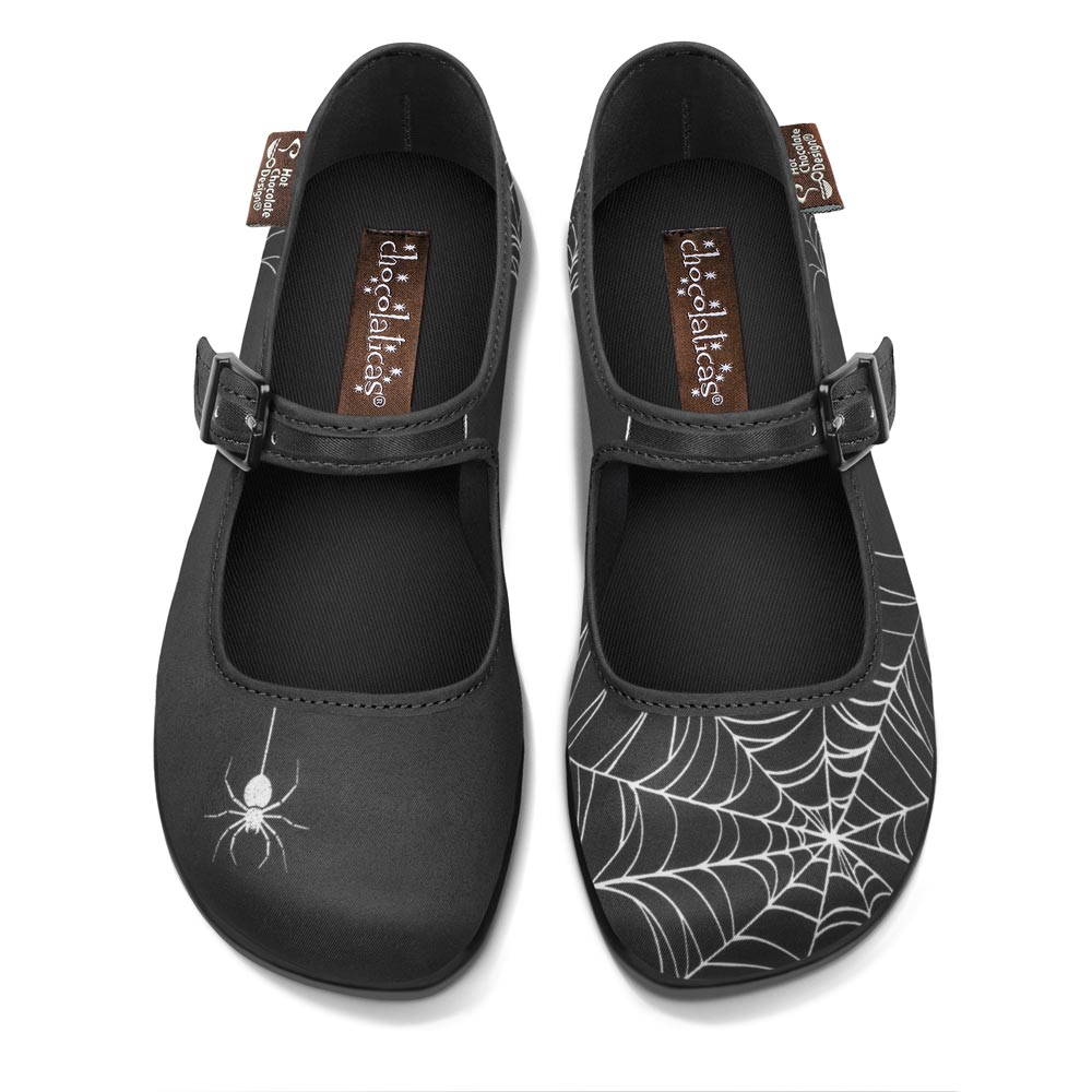 Spider Women's Mary Jane Flats - Glamourous Grace
