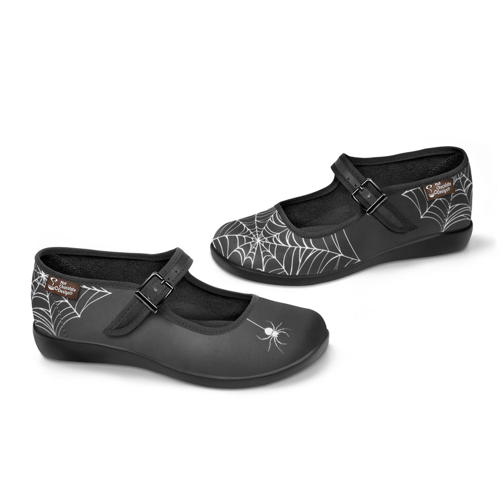Spider Women's Mary Jane Flats - Glamourous Grace