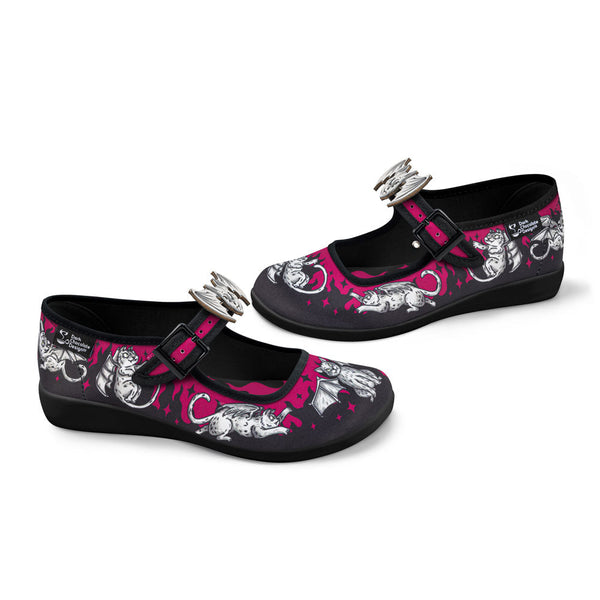 Chocolaticas® The Gargoyle Cats Women's Mary Jane Flat - Glamourous Grace