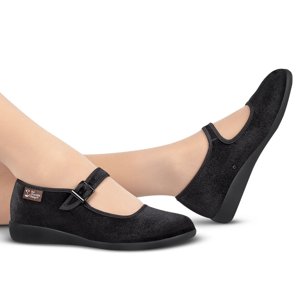 Espresso Martini Women's Mary Jane Flats - Glamourous Grace