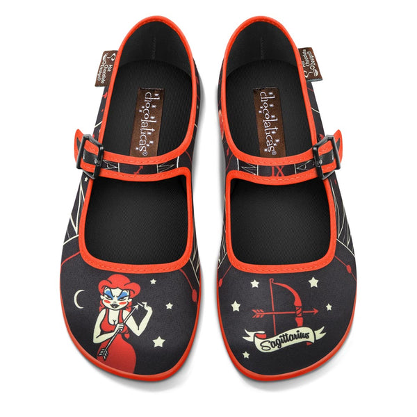 Chocolaticas® Sagittarius Women's Mary Jane Flat - Glamourous Grace