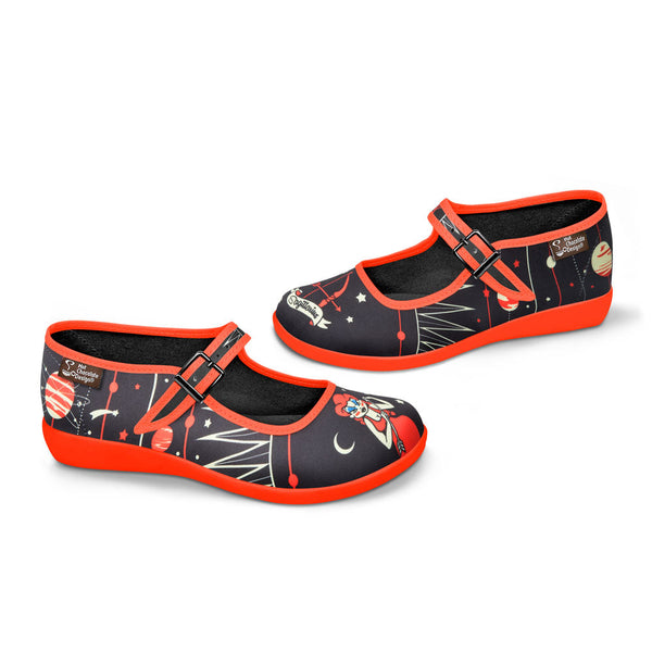 Chocolaticas® Sagittarius Women's Mary Jane Flat - Glamourous Grace
