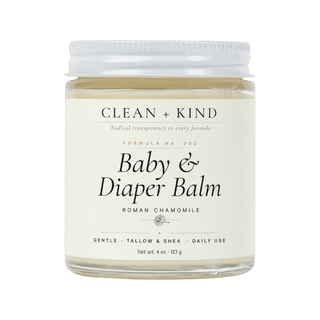 Baby & Diaper Balm — Grass-Fed Tallow, Shea & Roman Chamomile, 4 oz