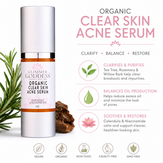 Organic Acne Serum – Oil Control & Pore Clearing Treatment - Glamourous Grace