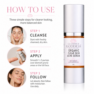 Organic Acne Serum – Oil Control & Pore Clearing Treatment - Glamourous Grace