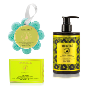 Coconut Verbena Wild Flower, Pedi Buffer, and Body Wash Refill Set - Glamourous Grace