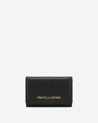 Costanza (black) - Italian calf leather women’s wallet - Glamourous Grace