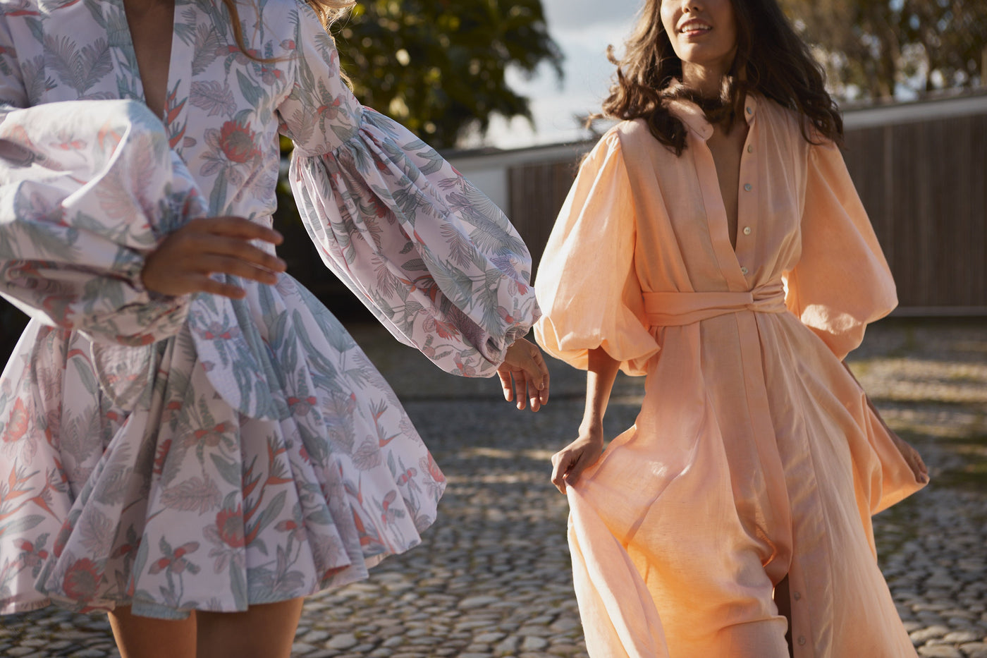 BROMELIA DRESS IN HOT PEACH - Glamourous Grace
