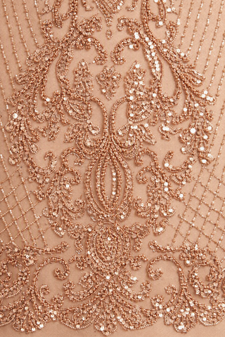 Embellished Midi Dress with Short Sleeves | 28846