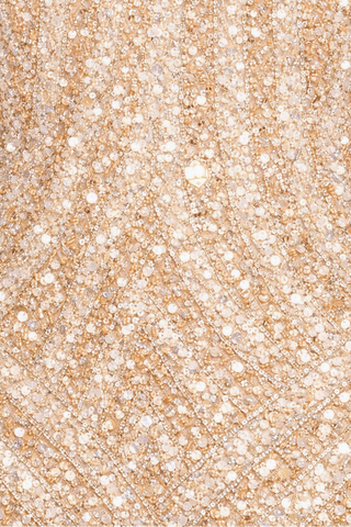 Lara 28859 - Spaghetti Strap Beaded Cocktail Dress - Glamourous Grace